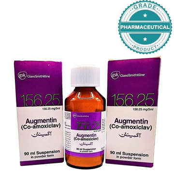 Picture of Augmentin 156.25mg Syp 90ml